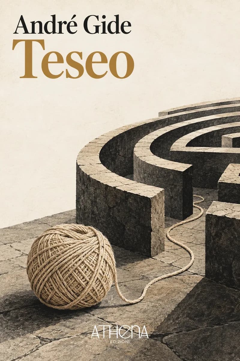 Teseo di André Gide – copertina Edizioni Athena