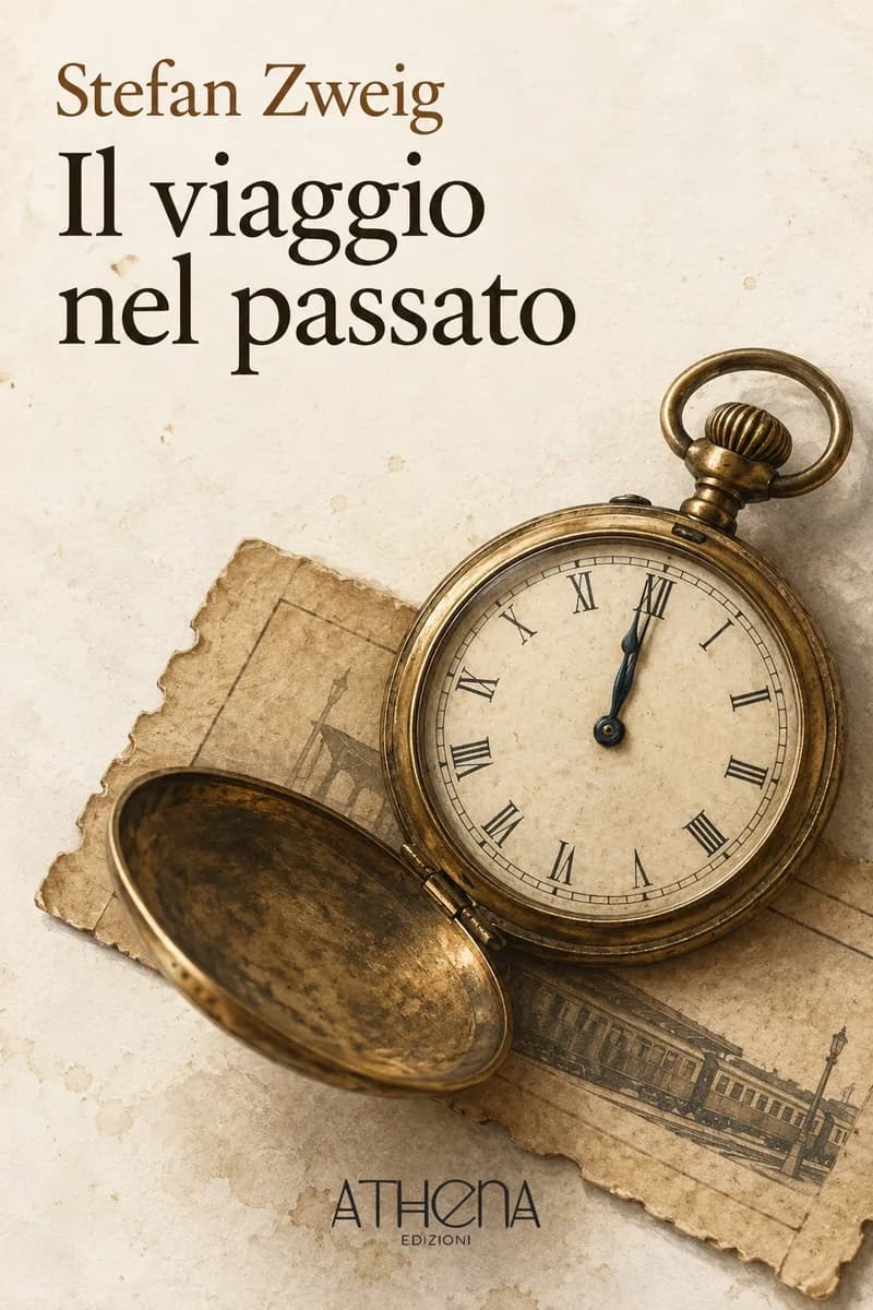 Il viaggio nel passato di Stefan Zweig – copertina Edizioni Athena