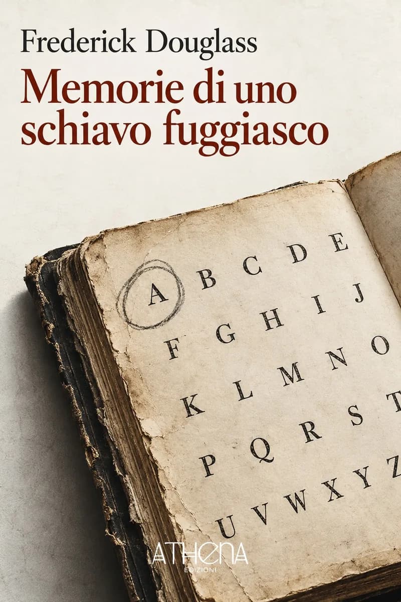 Memorie di uno schiavo fuggiasco di Frederick Douglass – copertina Edizioni Athena
