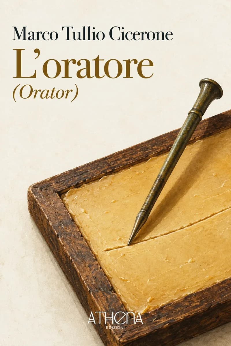 L'oratore (Orator) di Marco Tullio Cicerone – copertina Edizioni Athena