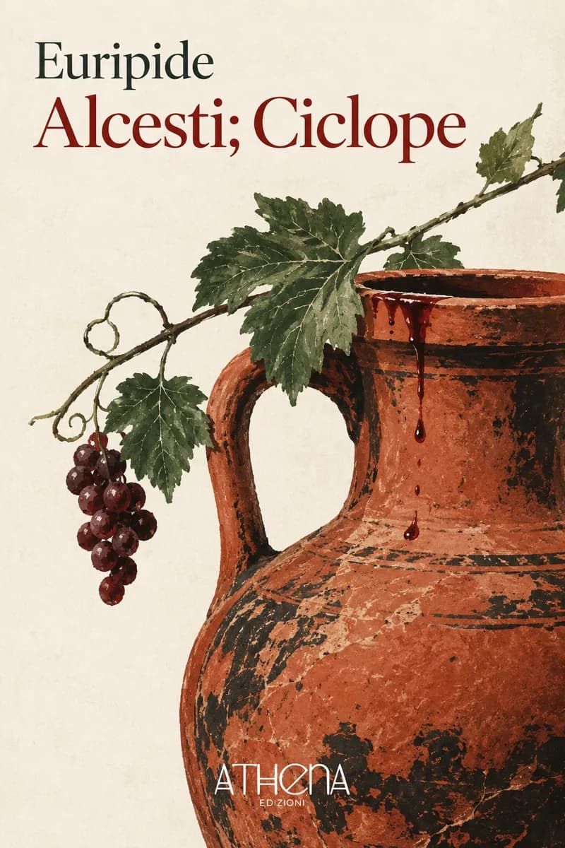 Alcesti; Ciclope di Euripide – copertina Edizioni Athena