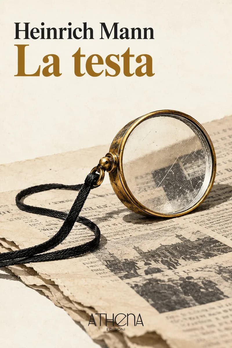 La testa di Heinrich Mann – copertina Edizioni Athena