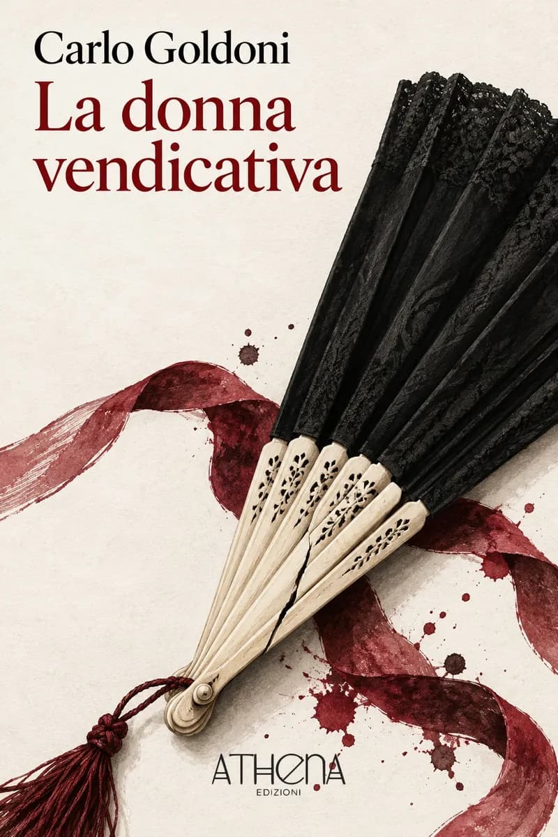 La donna vendicativa di Carlo Goldoni – copertina Edizioni Athena