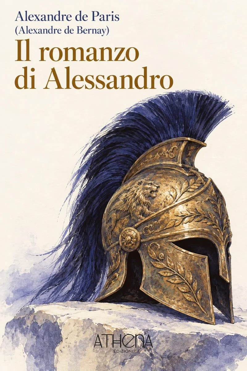 Il romanzo di Alessandro di Alexandre de Paris (Alexandre de Bernay) – copertina Edizioni Athena