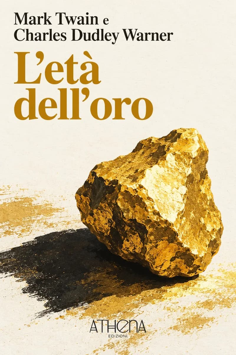 L'età dell'oro di Mark Twain e Charles Dudley Warner – copertina Edizioni Athena