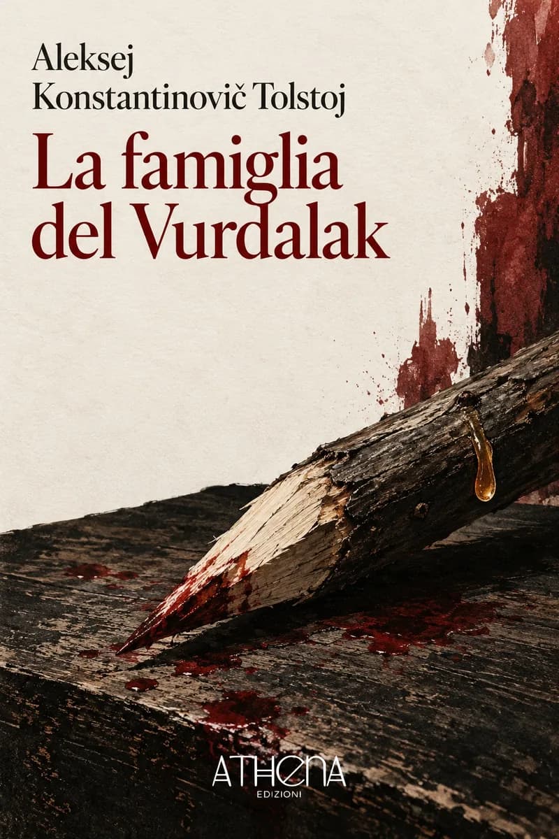 La famiglia del Vurdalak di Aleksej Konstantinovič Tolstoj – copertina Edizioni Athena