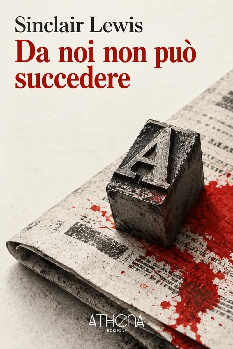 Da noi non può succedere di Sinclair Lewis – copertina Edizioni Athena