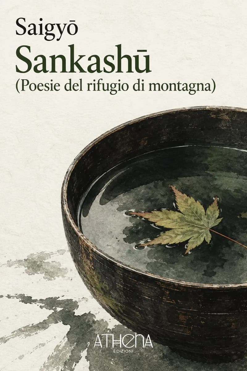 Sankashū (Poesie del rifugio di montagna) di Saigyō – copertina Edizioni Athena