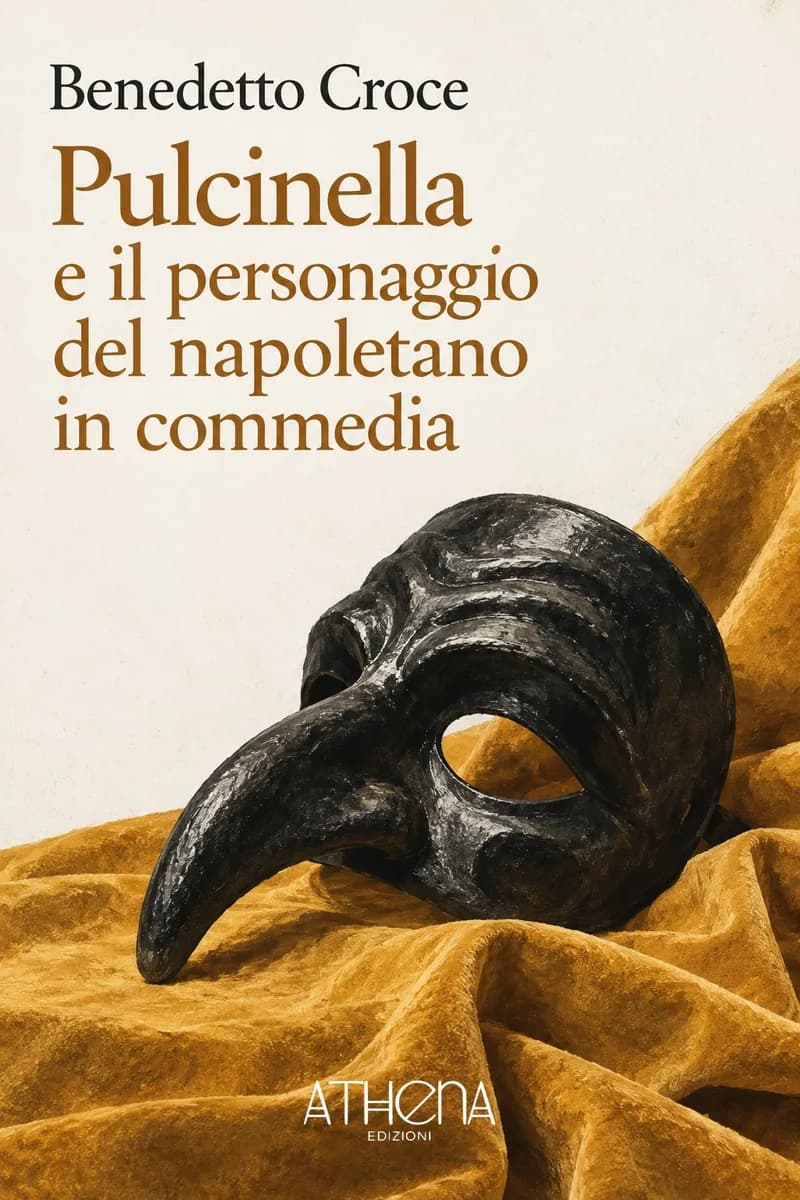 Pulcinella e il personaggio del napoletano in commedia di Benedetto Croce – copertina Edizioni Athena