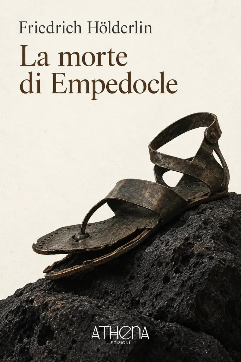 La morte di Empedocle di Friedrich Hölderlin – copertina Edizioni Athena