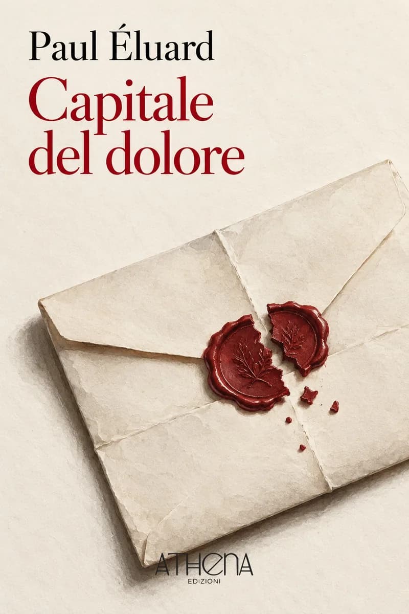 Capitale del dolore di Paul Éluard – copertina Edizioni Athena
