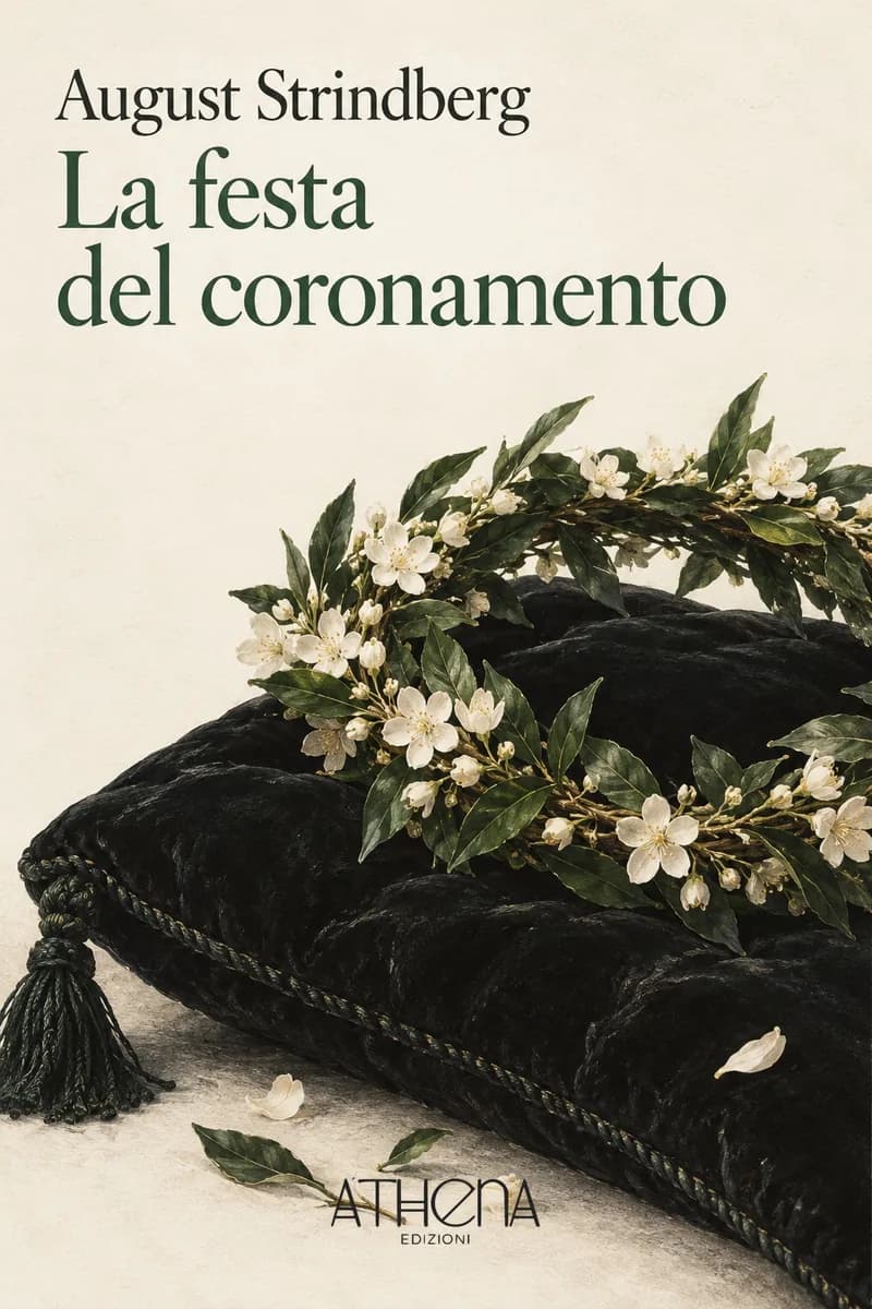 La festa del coronamento di August Strindberg – copertina Edizioni Athena