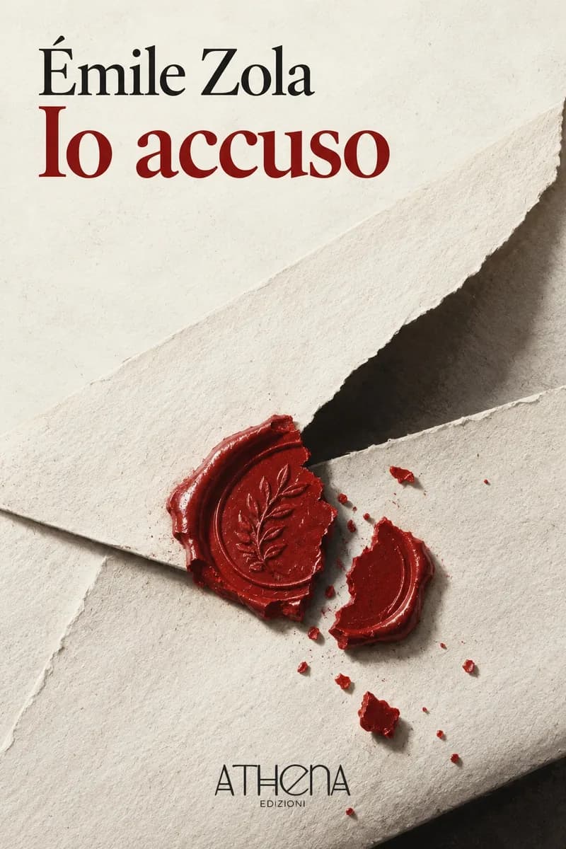 Io accuso di Émile Zola – copertina Edizioni Athena