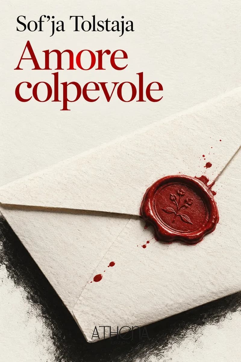 Amore colpevole di Sof'ja Tolstaja – copertina Edizioni Athena