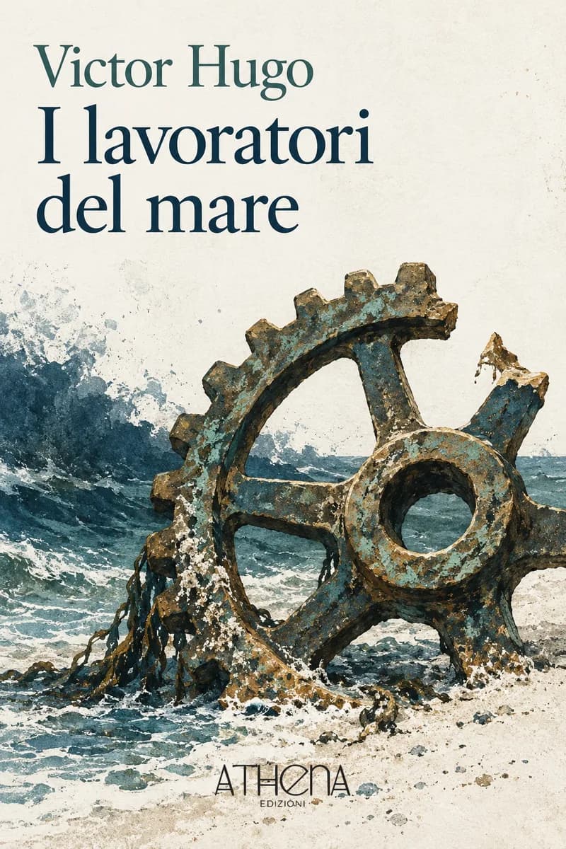 I lavoratori del mare di Victor Hugo – copertina Edizioni Athena