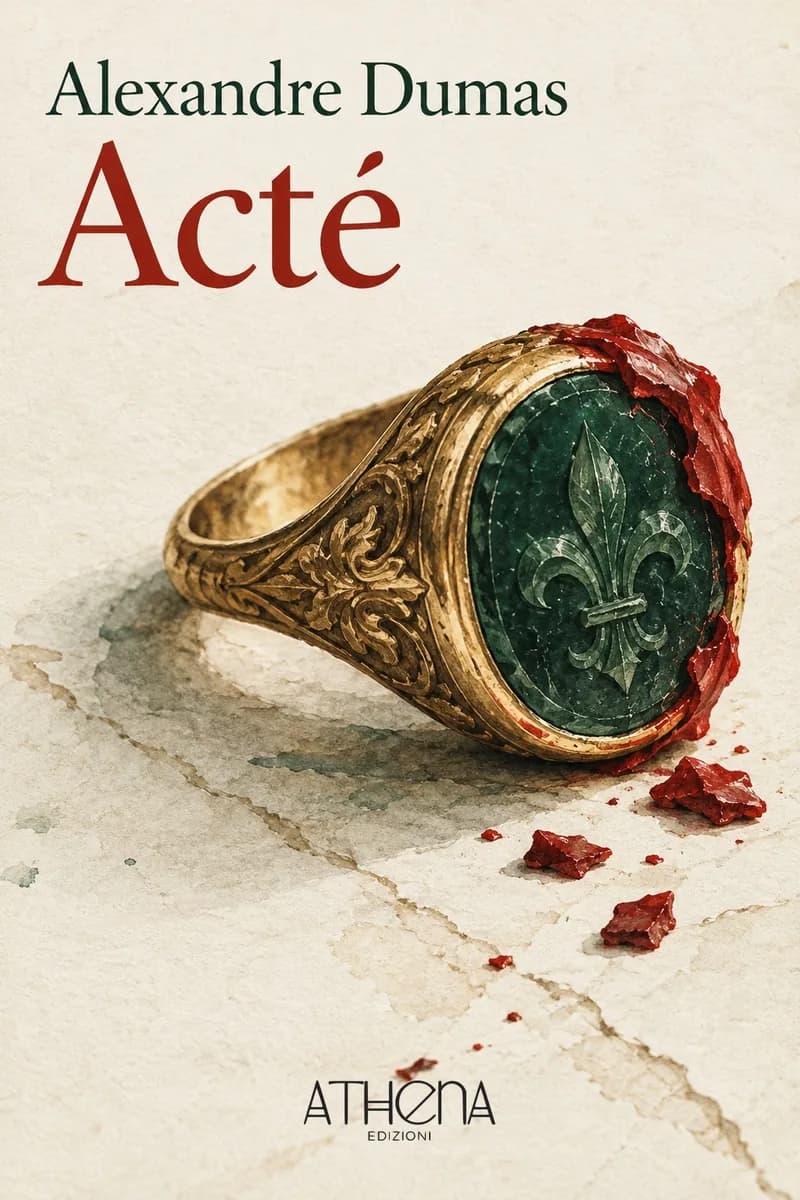 Acté di Alexandre Dumas – copertina Edizioni Athena