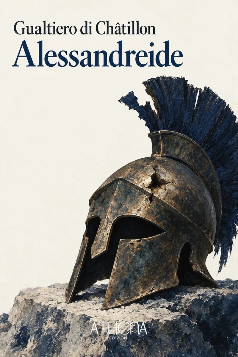 Alessandreide di Gualtiero di Châtillon – copertina Edizioni Athena