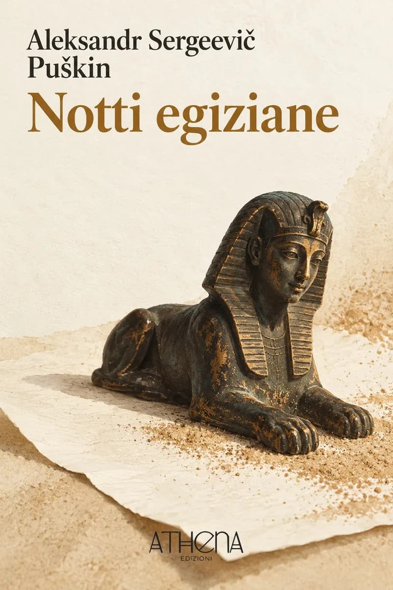 Notti egiziane di Aleksandr Sergeevič Puškin – copertina Edizioni Athena