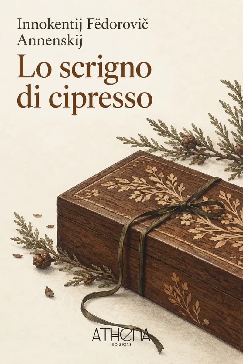 Lo scrigno di cipresso di Innokentij Fëdorovič Annenskij – copertina Edizioni Athena