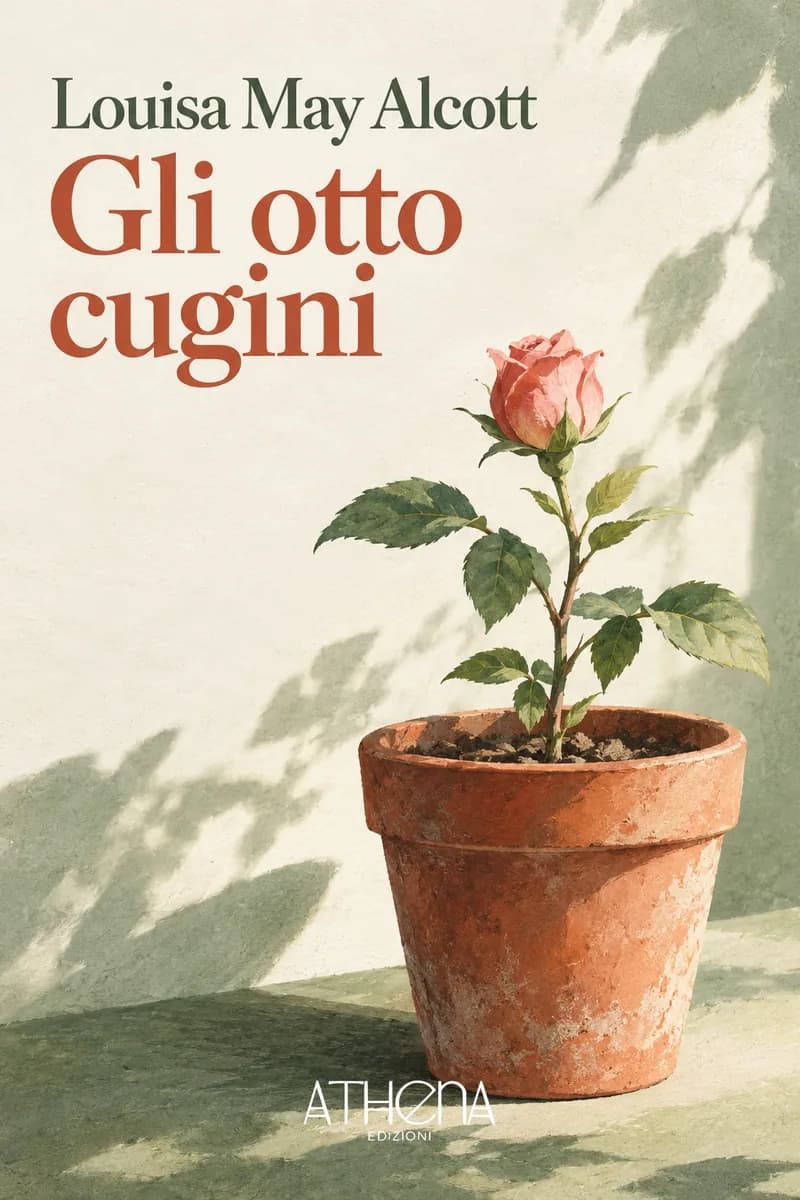 Gli otto cugini di Louisa May Alcott – copertina Edizioni Athena