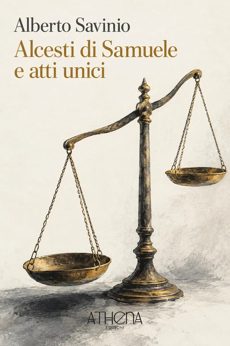 Alcesti di Samuele e atti unici di Alberto Savinio – copertina Edizioni Athena