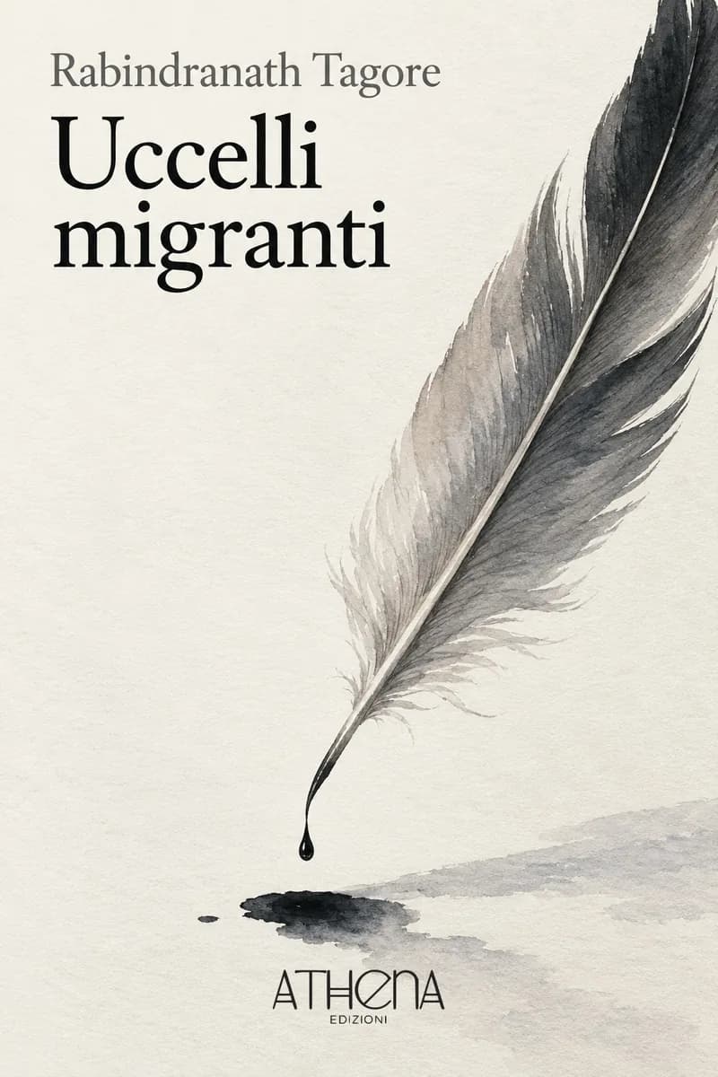 Uccelli migranti di Rabindranath Tagore – copertina Edizioni Athena