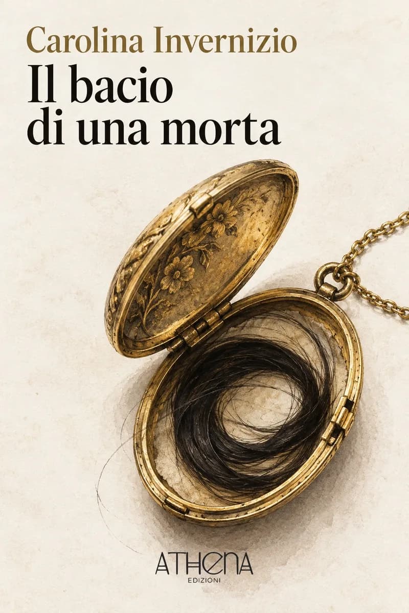 Il bacio di una morta di Carolina Invernizio – copertina Edizioni Athena