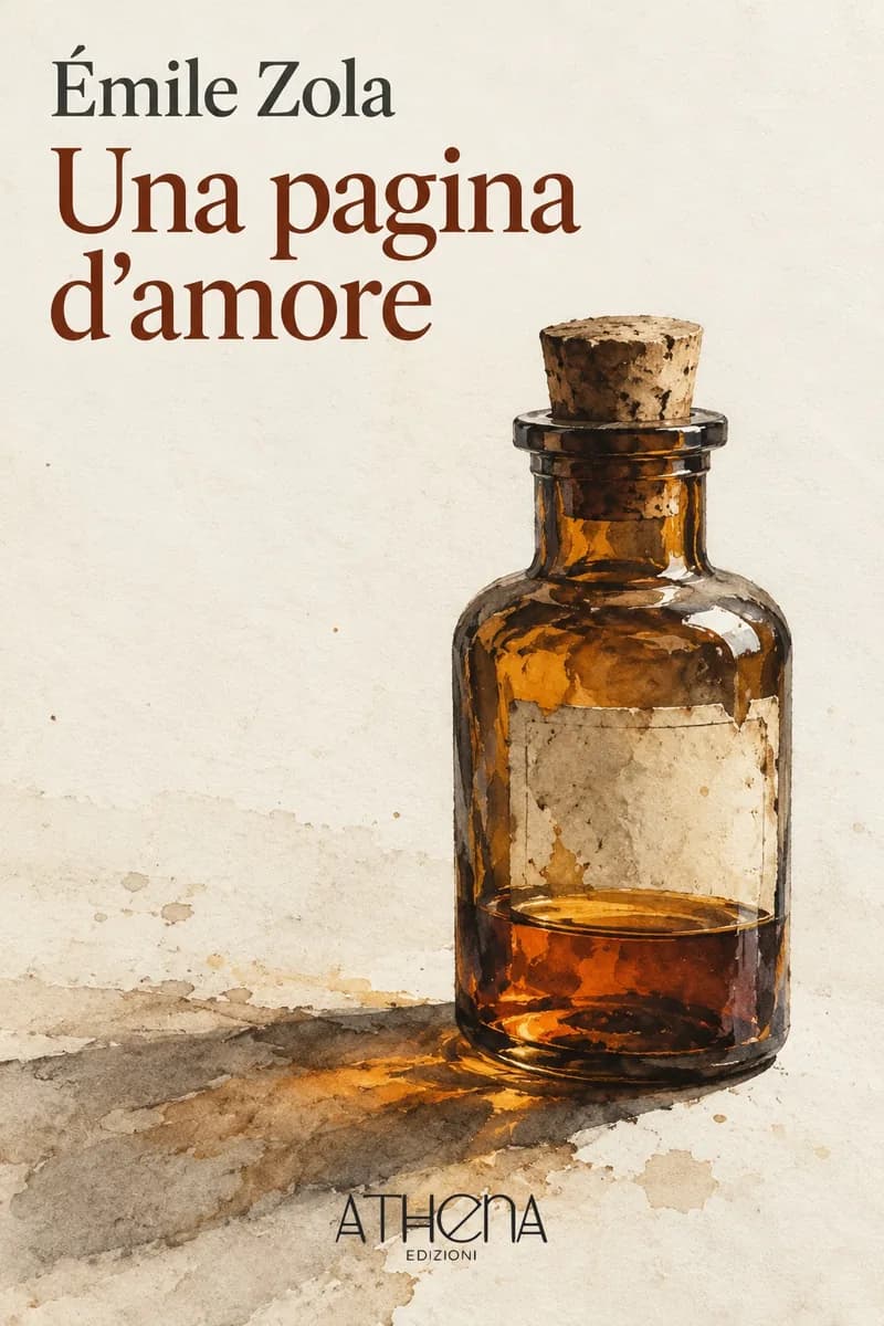 Una pagina d'amore di Émile Zola – copertina Edizioni Athena