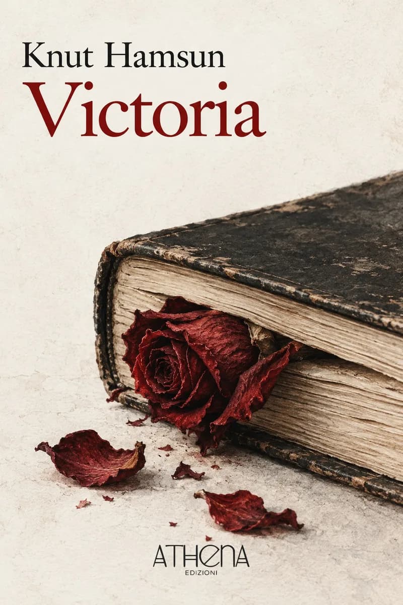 Victoria di Knut Hamsun – copertina Edizioni Athena