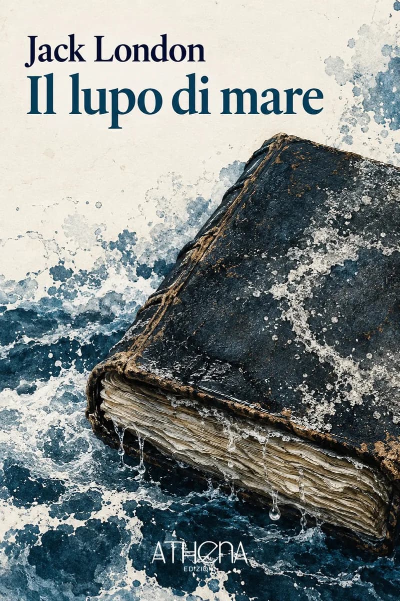 Il lupo di mare di Jack London – copertina Edizioni Athena
