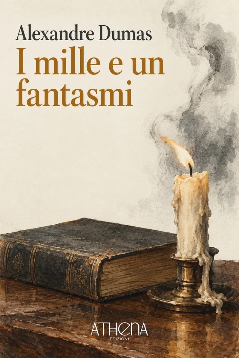I mille e un fantasmi di Alexandre Dumas – copertina Edizioni Athena