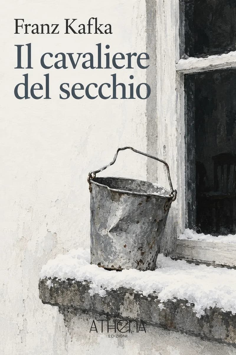 Il cavaliere del secchio di Franz Kafka – copertina Edizioni Athena