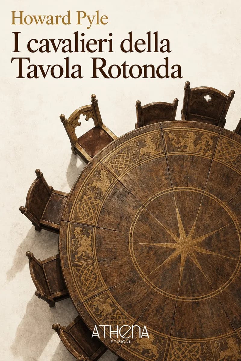 I cavalieri della Tavola Rotonda di Howard Pyle – copertina Edizioni Athena