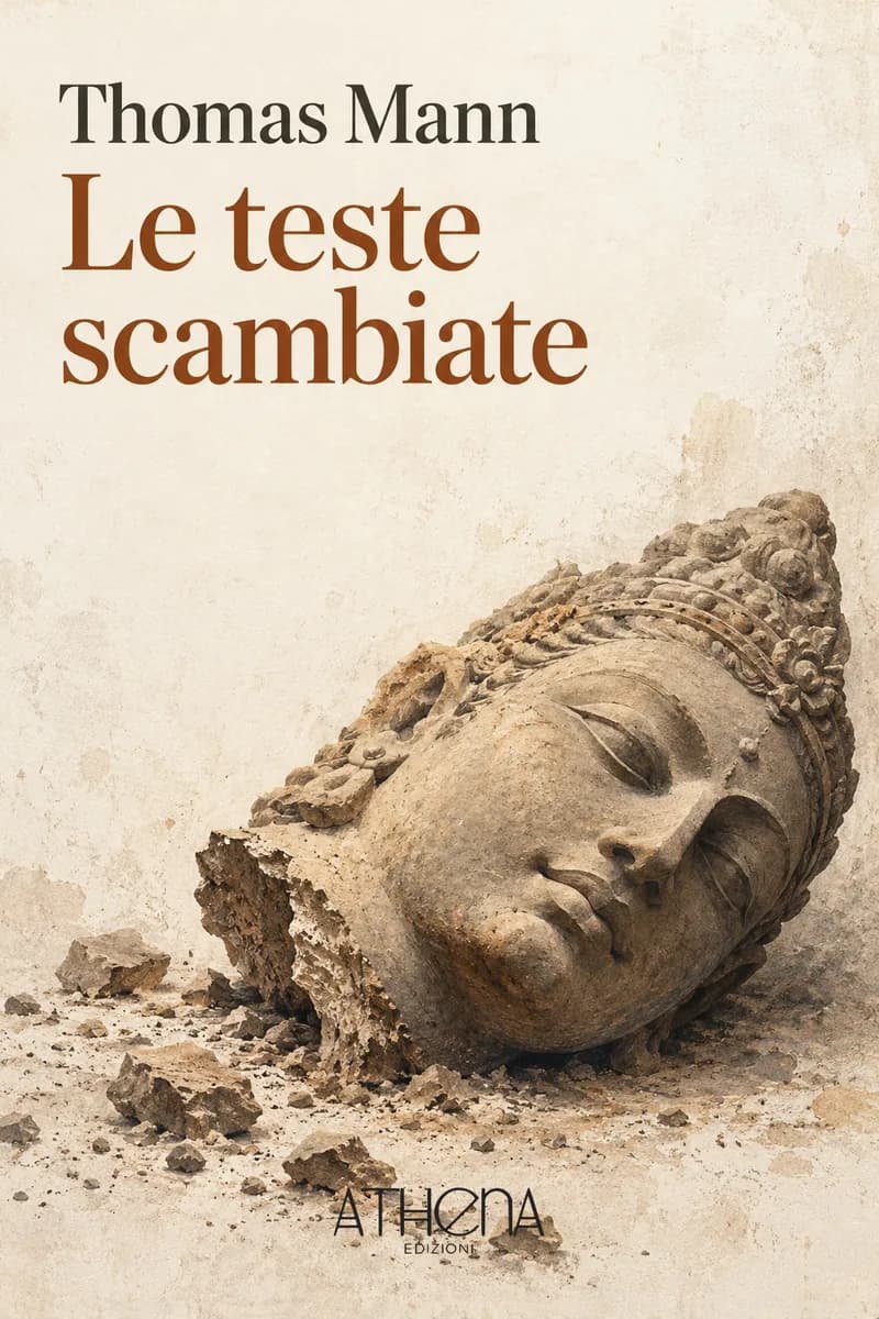 Le teste scambiate di Thomas Mann – copertina Edizioni Athena