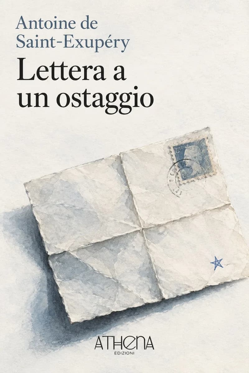 Lettera a un ostaggio di Antoine de Saint-Exupéry – copertina Edizioni Athena