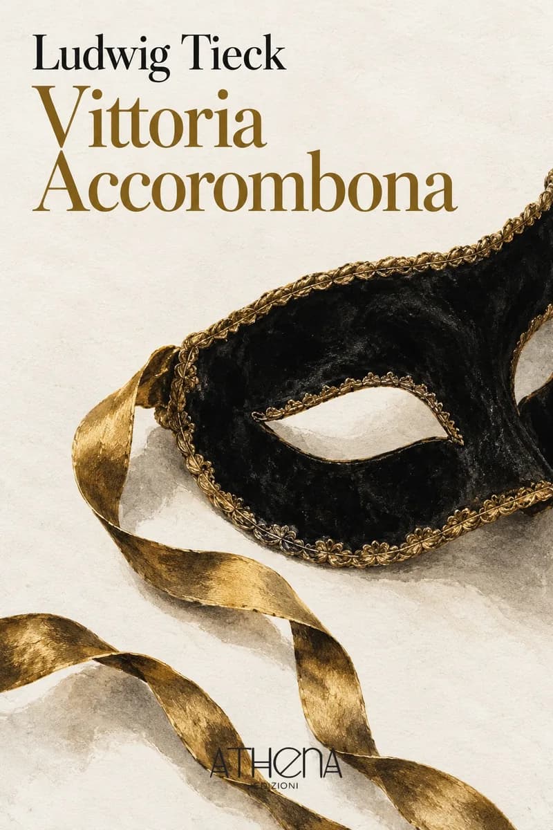 Vittoria Accorombona di Ludwig Tieck – copertina Edizioni Athena