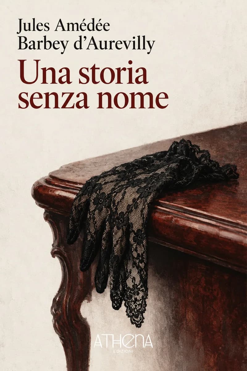 Una storia senza nome di Jules Amédée Barbey d'Aurevilly – copertina Edizioni Athena