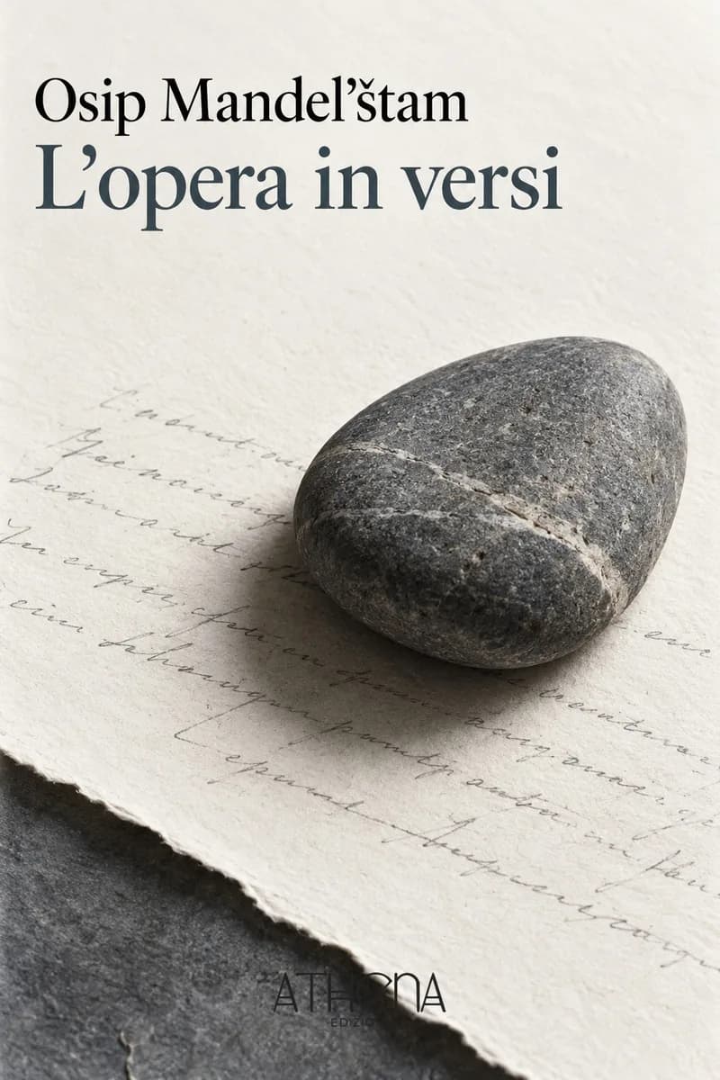L'opera in versi di Osip Mandel'štam – copertina Edizioni Athena