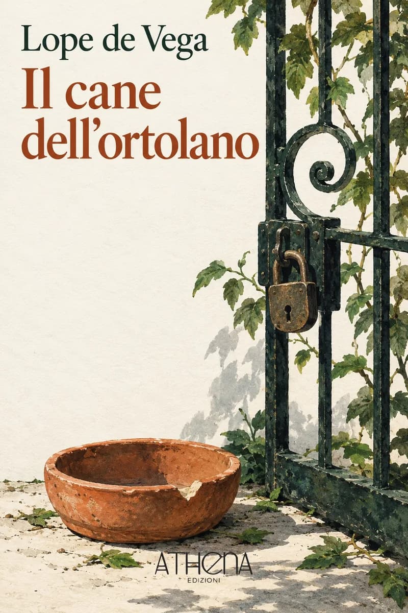Il cane dell'ortolano di Lope de Vega – copertina Edizioni Athena