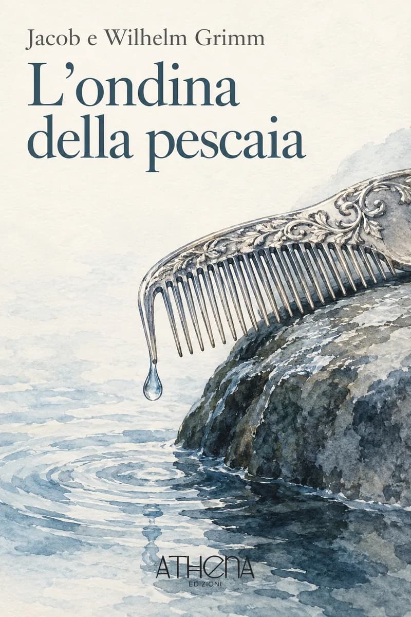 L'ondina della pescaia di Jacob e Wilhelm Grimm – copertina Edizioni Athena