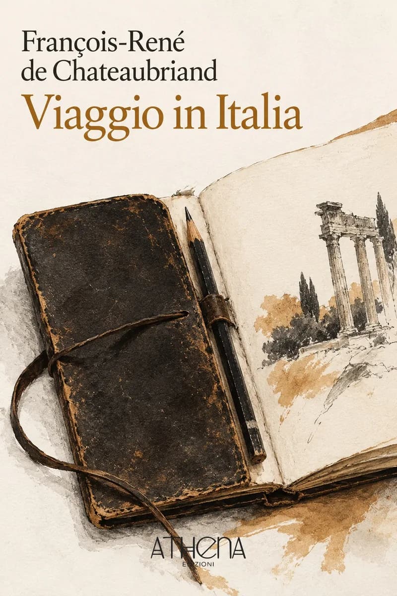 Viaggio in Italia di François-René de Chateaubriand – copertina Edizioni Athena