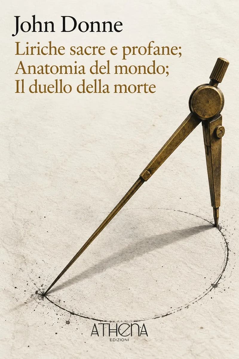 Liriche sacre e profane; Anatomia del mondo; Il duello della mort di John Donne – copertina Edizioni Athena
