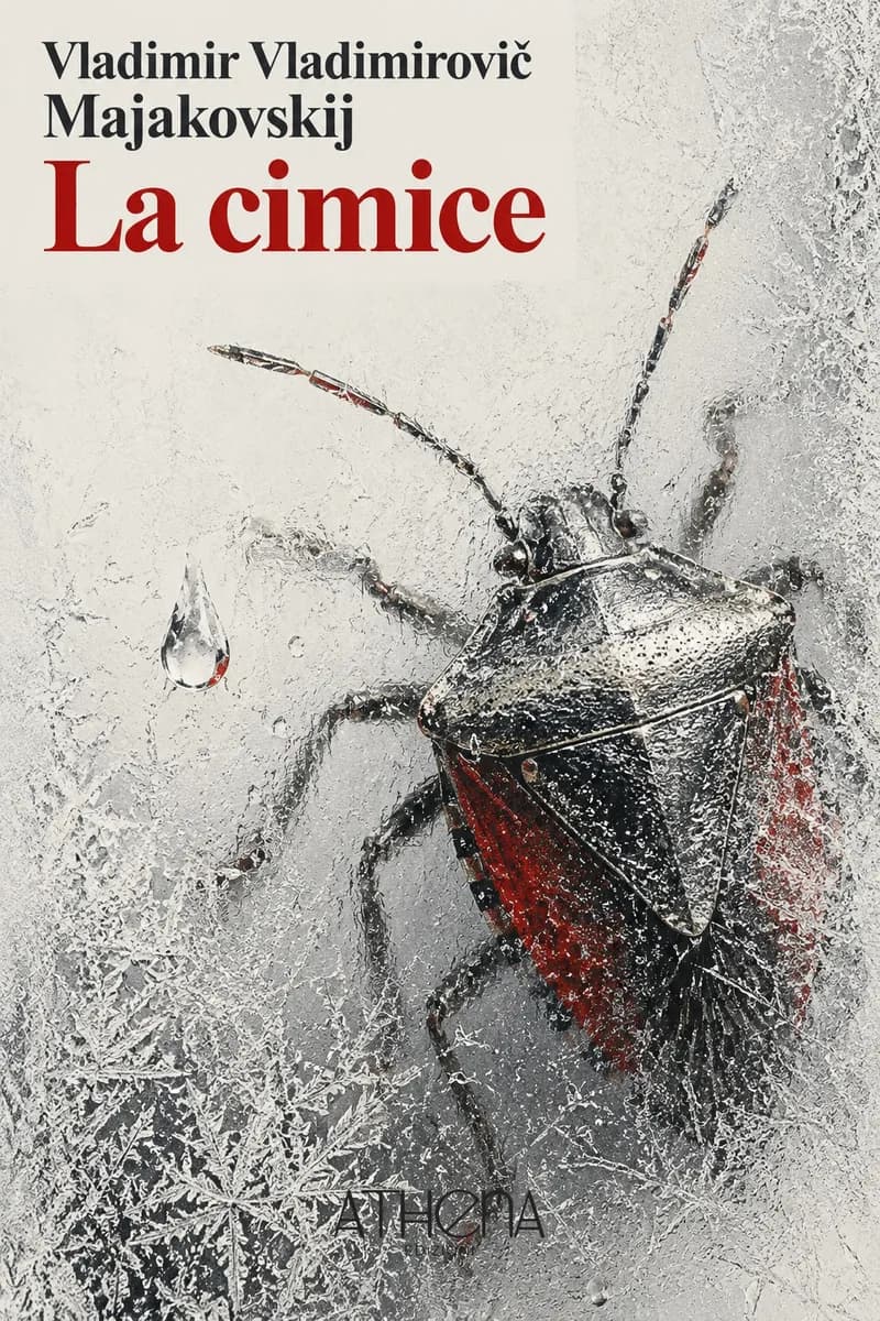 La cimice di Vladimir Vladimirovič Majakovskij – copertina Edizioni Athena