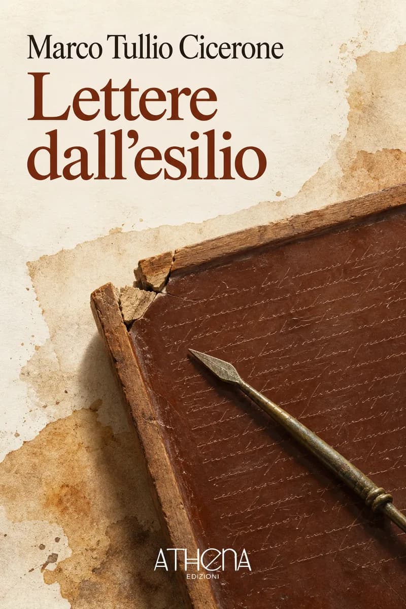 Lettere dall'esilio di Marco Tullio Cicerone – copertina Edizioni Athena
