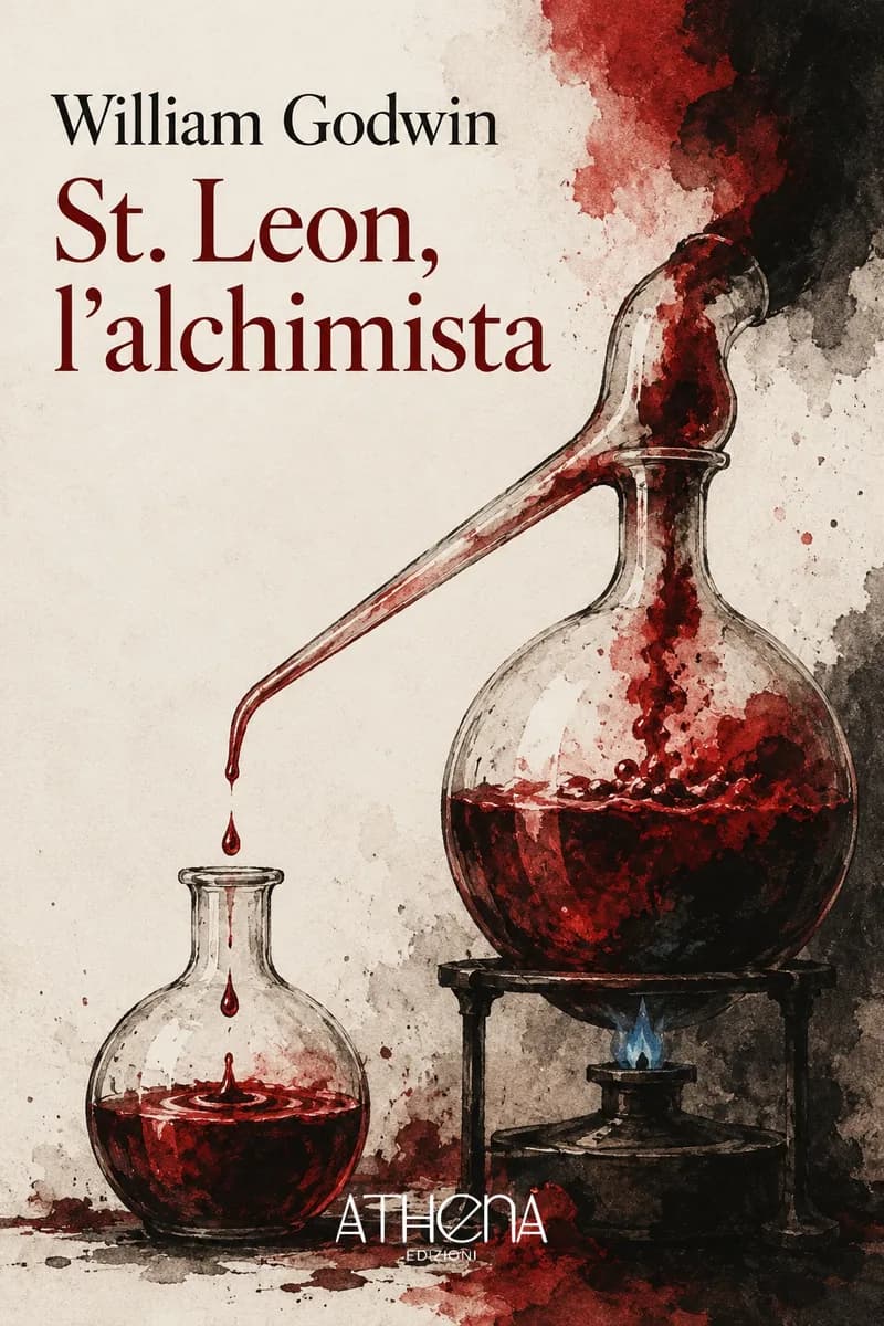 St. Leon, l'alchimista di William Godwin – copertina Edizioni Athena