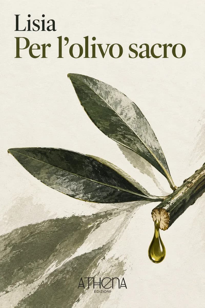 Per l'olivo sacro di Lisia – copertina Edizioni Athena