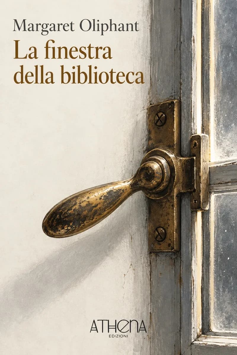 La finestra della biblioteca di Margaret Oliphant – copertina Edizioni Athena