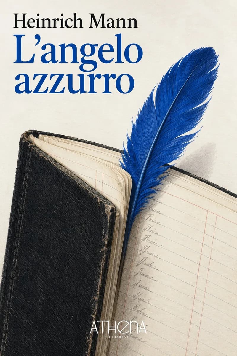 L'angelo azzurro di Heinrich Mann – copertina Edizioni Athena