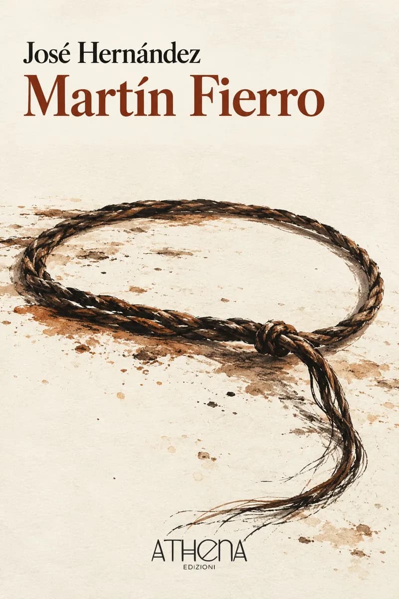Martín Fierro di José Hernández – copertina Edizioni Athena