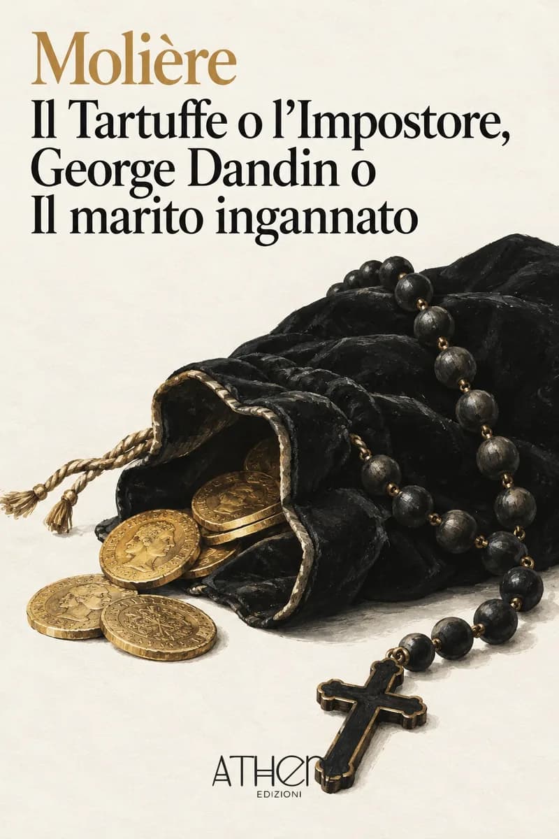 Il Tartuffe o l'Impostore, George Dandin o Il marito ingannato di Molière – copertina Edizioni Athena